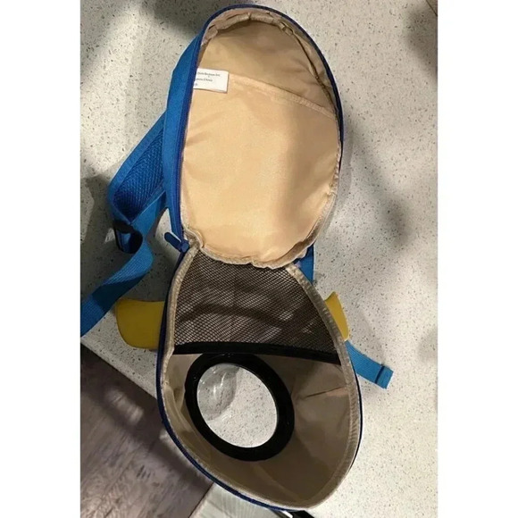 3d rocket ship mini kids backpack BG - Picture 3 of 4